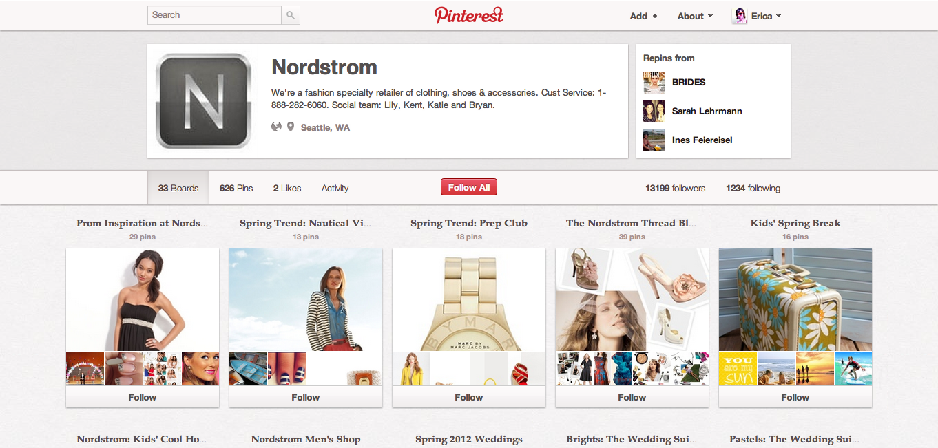 Nordstrom on Pinterest