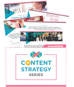 Content strategy brand awareness course