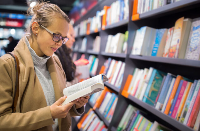 reading books
