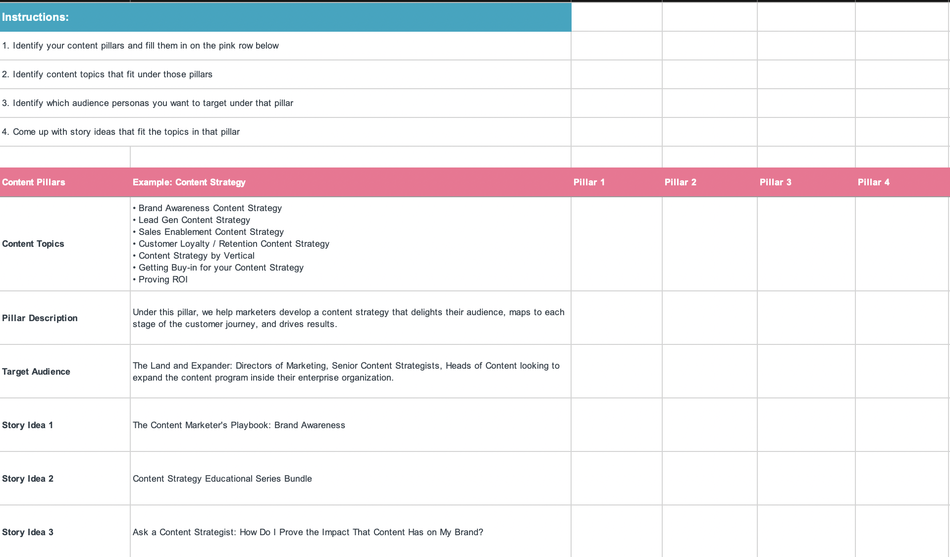 Free Content Strategy Template To Plan Effective Content Program