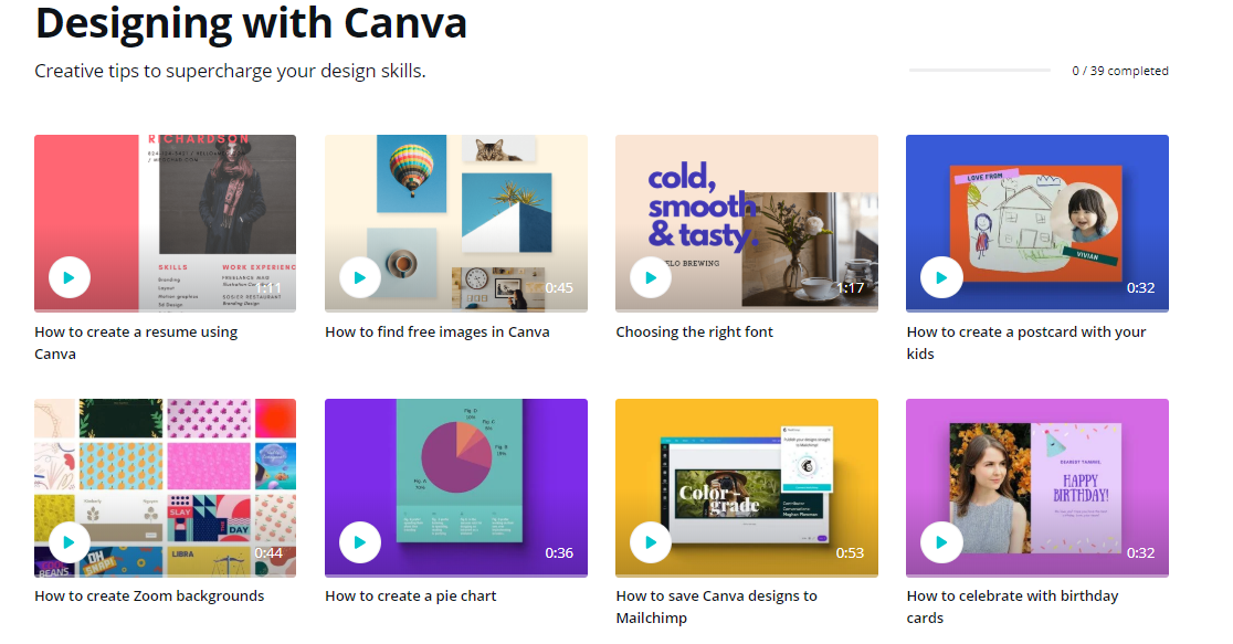 An example of Canva