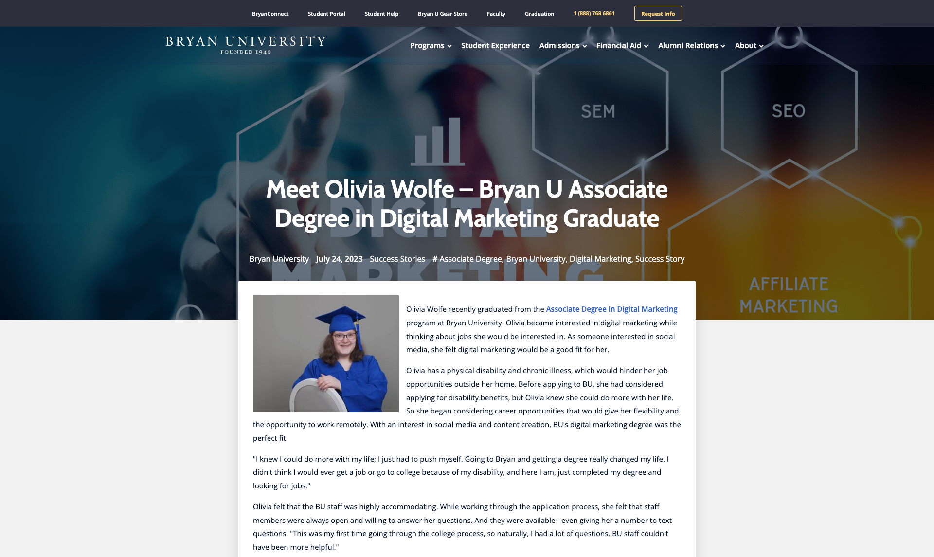 Bryan University case study