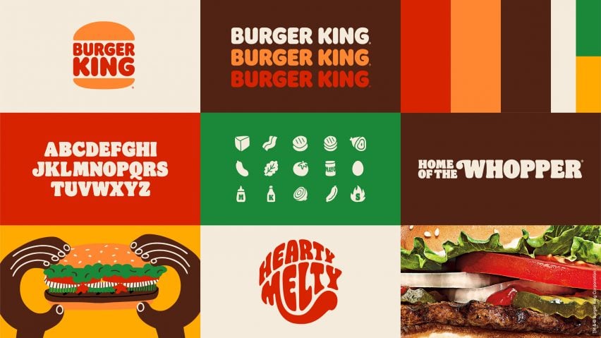 Burger King rebrand, an example of nostalgia graphic design styles